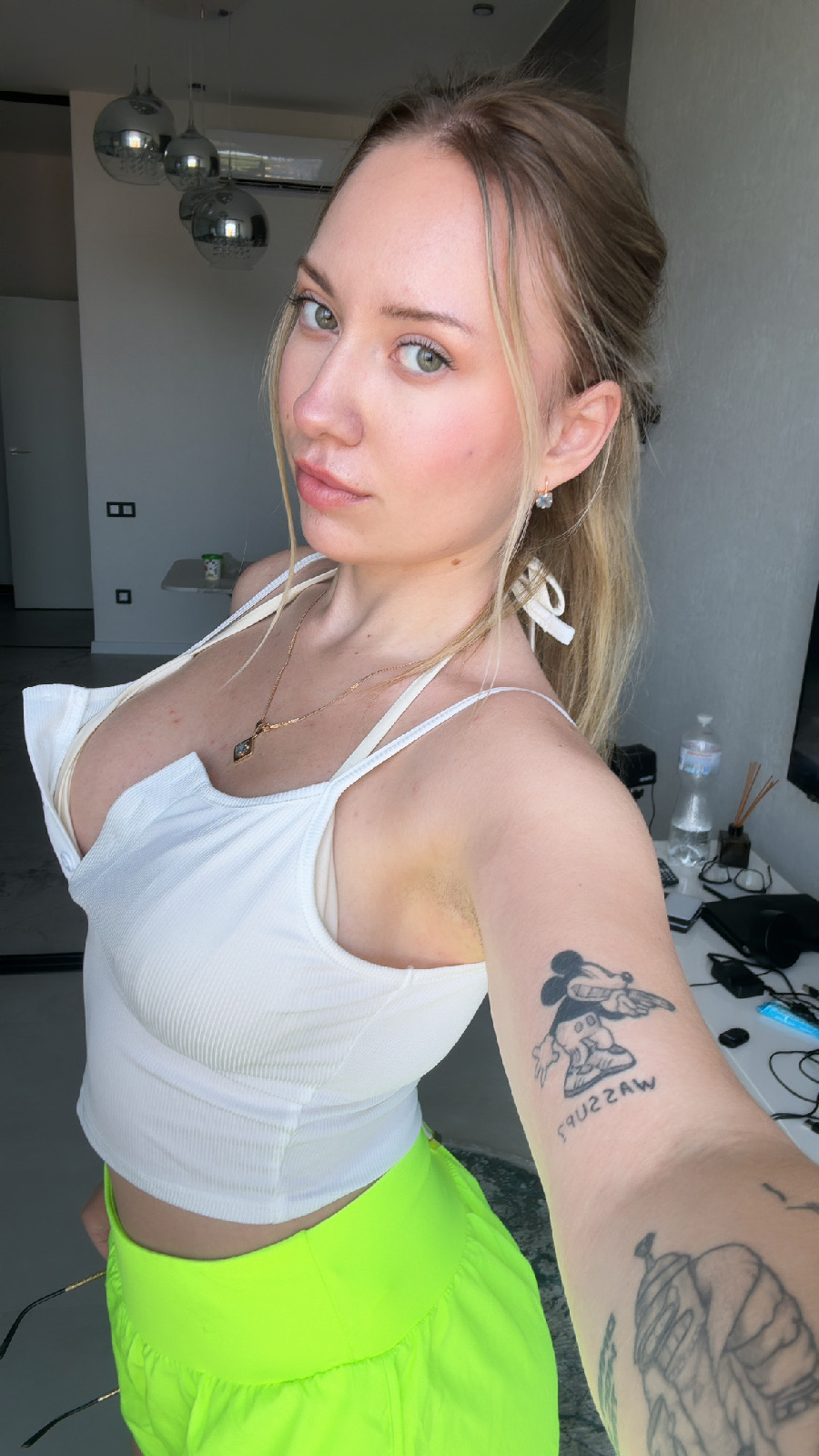 KateV in her underwear in Belford Roche